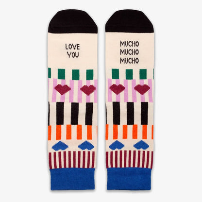 Calcetines "Love you mucho, mucho": 42-46