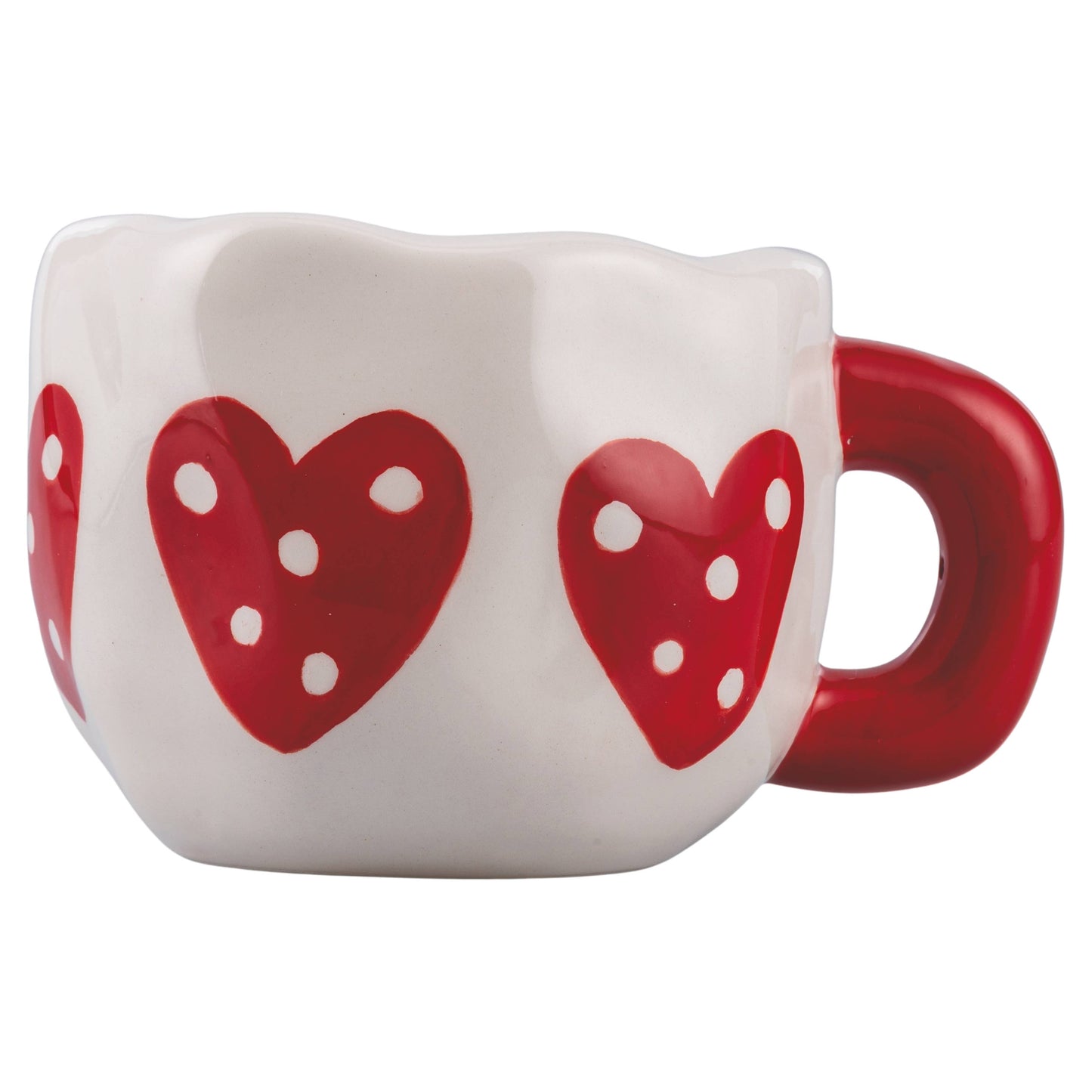 SET CORAZONES 2 TAZAS+2 PLATILLOS+CREMERA