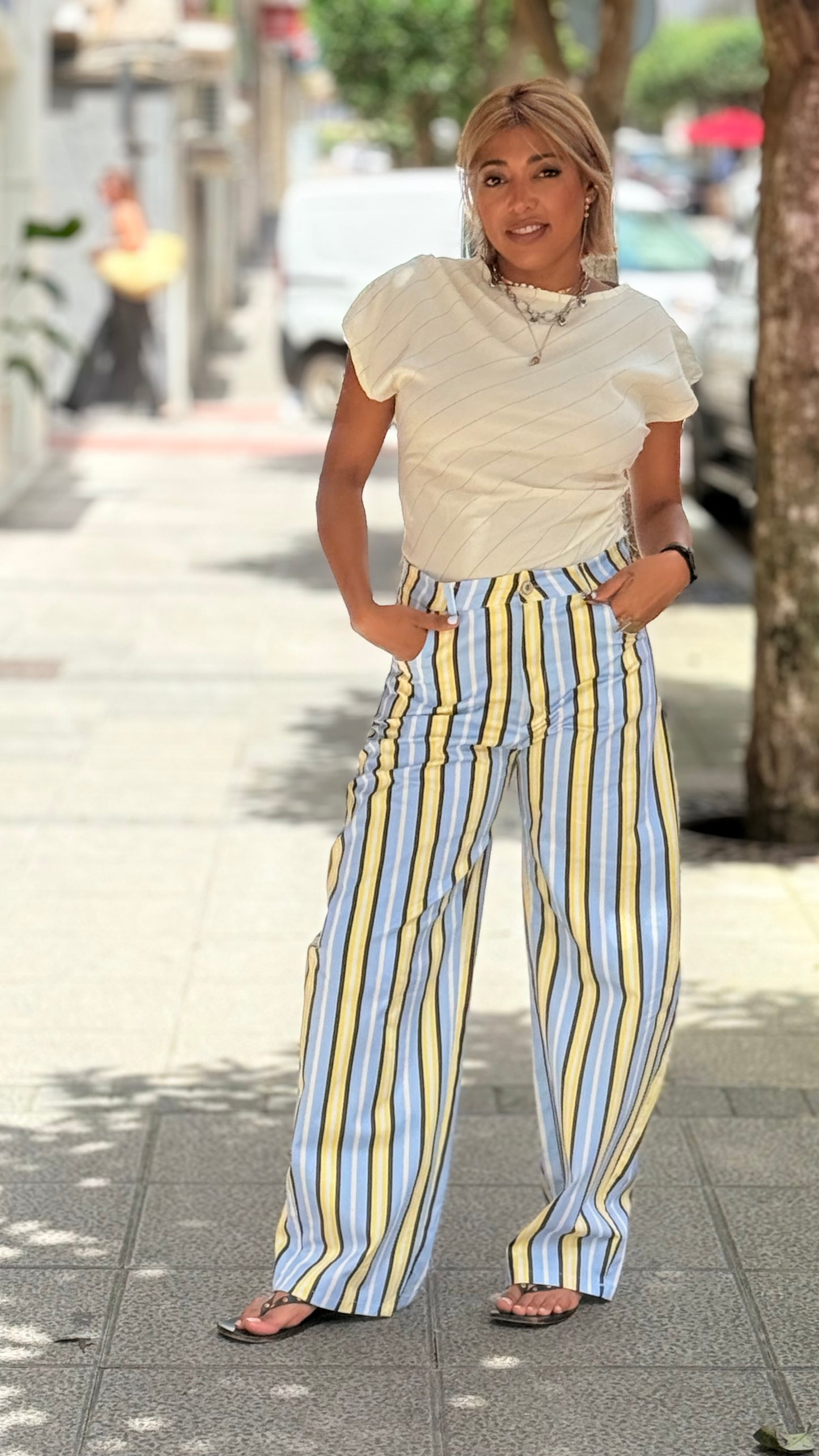 Pantalón rayas