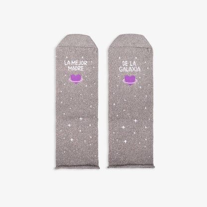 Calcetines "La mejor madre de la galaxia": 36-41
