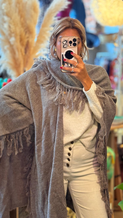 Poncho lana