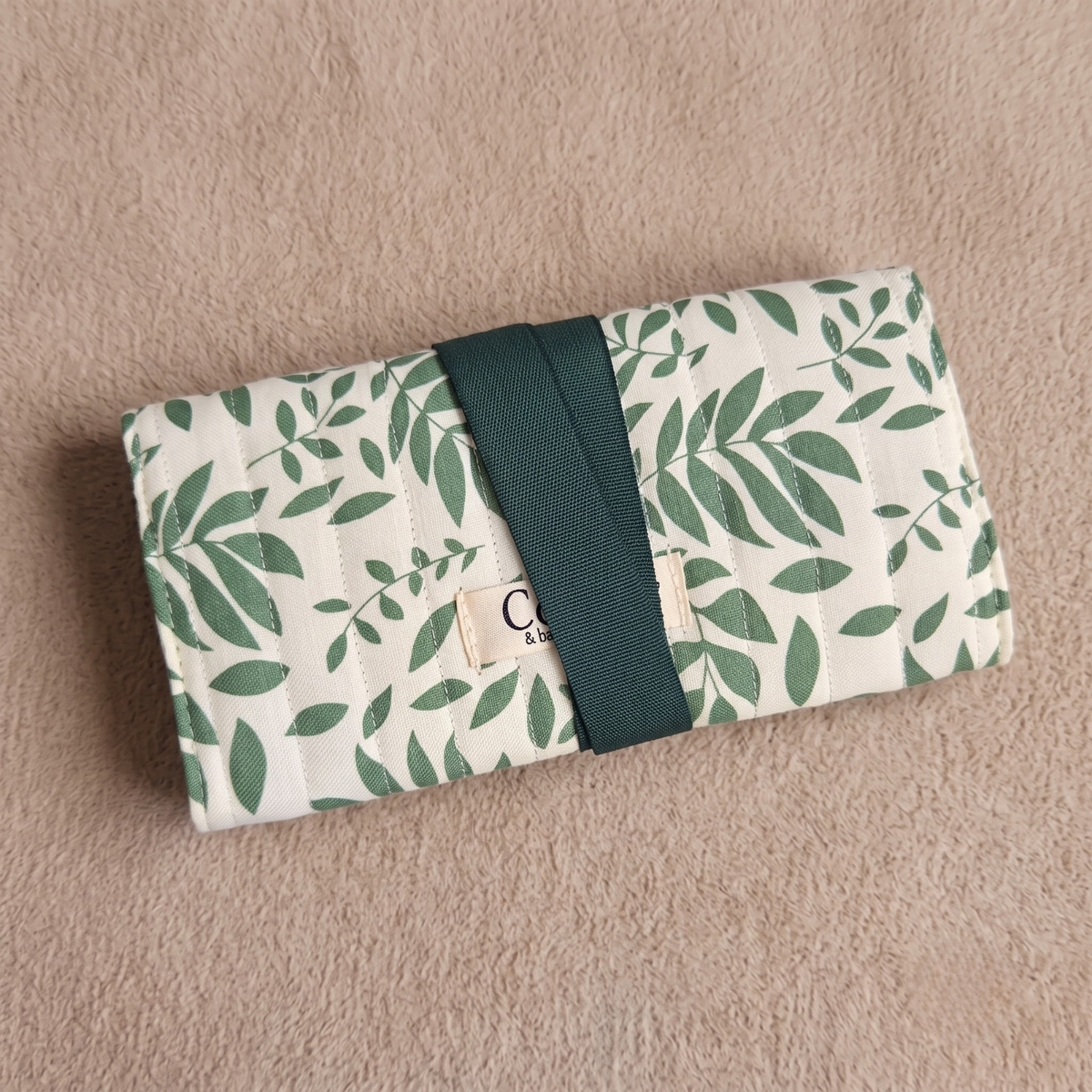 Rollo para joyas de algodón: Branche verte