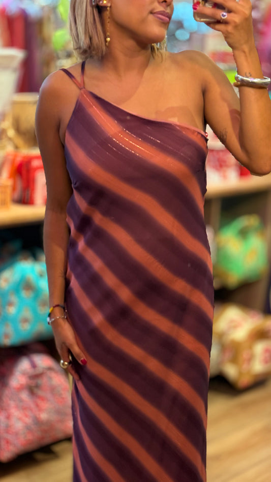 Vestido bicolor