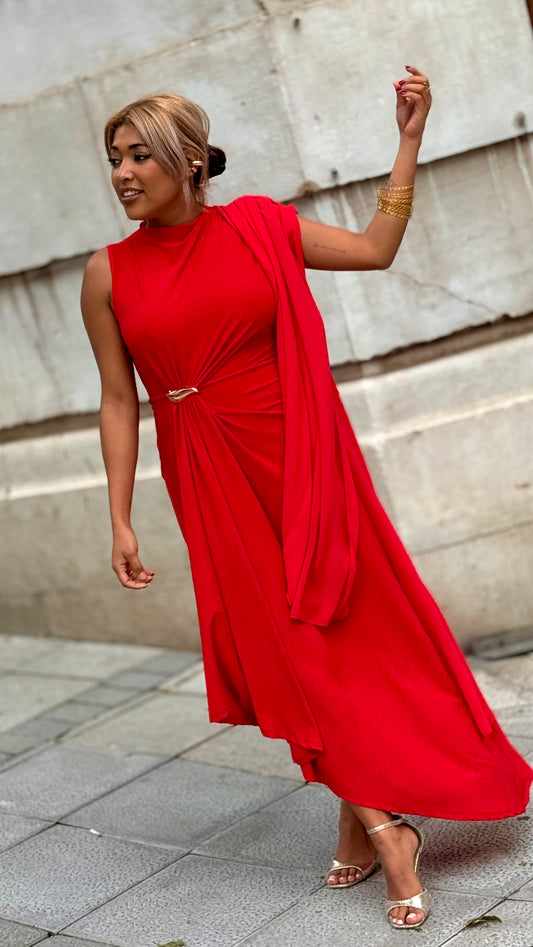 Vestido Maui rojo