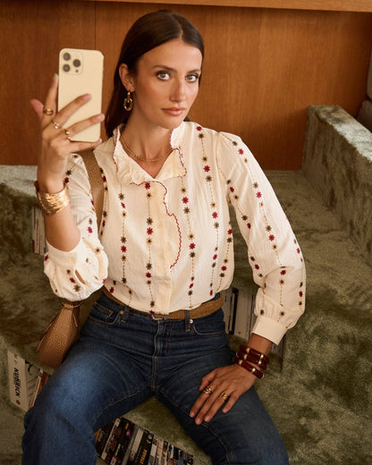 Camisa Rhett: Beige