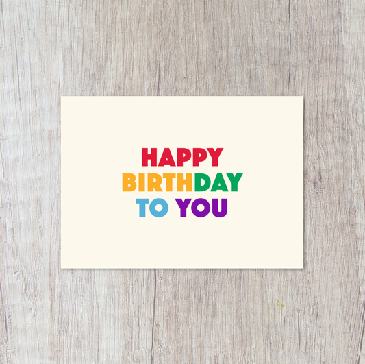 Feliz cumpleaños para ti
