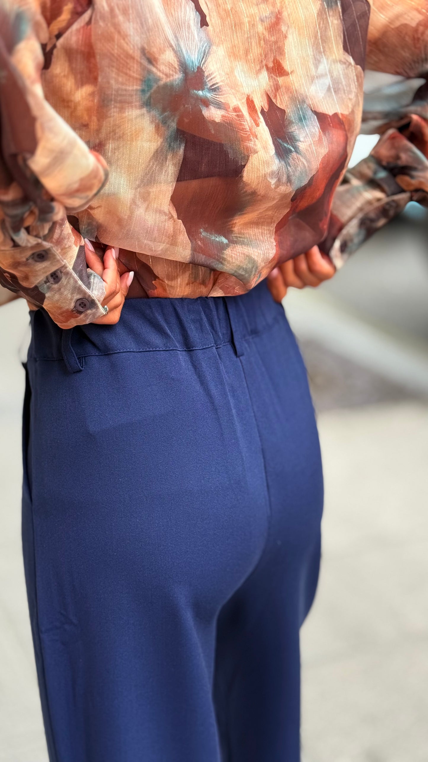 Pantalón suelto pinzas