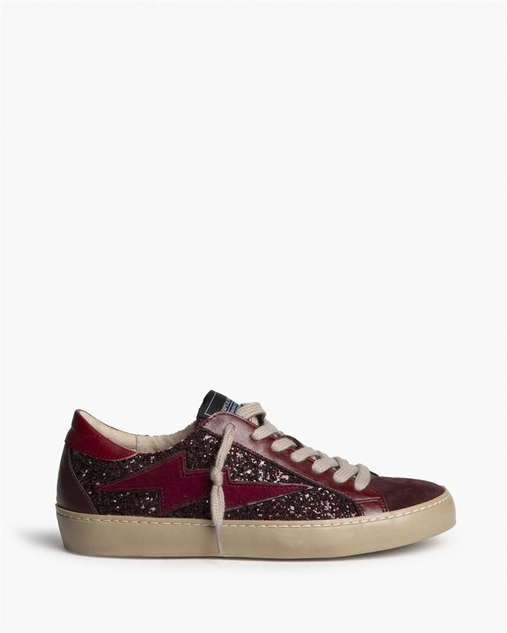 Deportiva Glitter granate