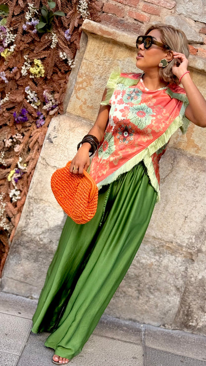 Top Camila Orange