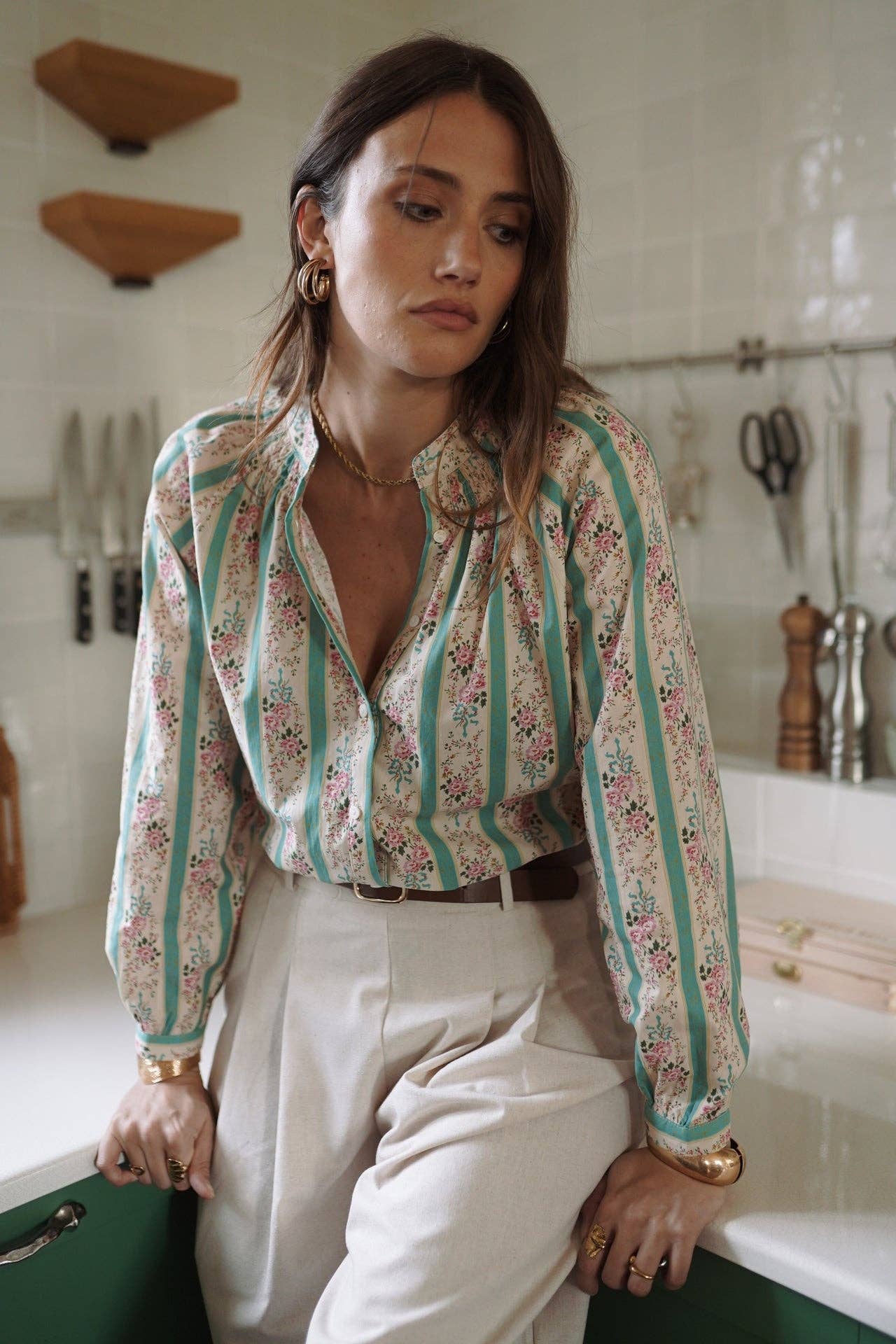 Camisa Kira: Verde