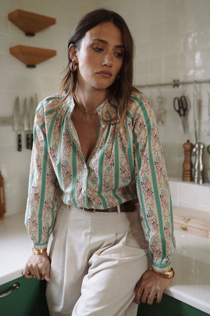 Camisa Kira: Verde