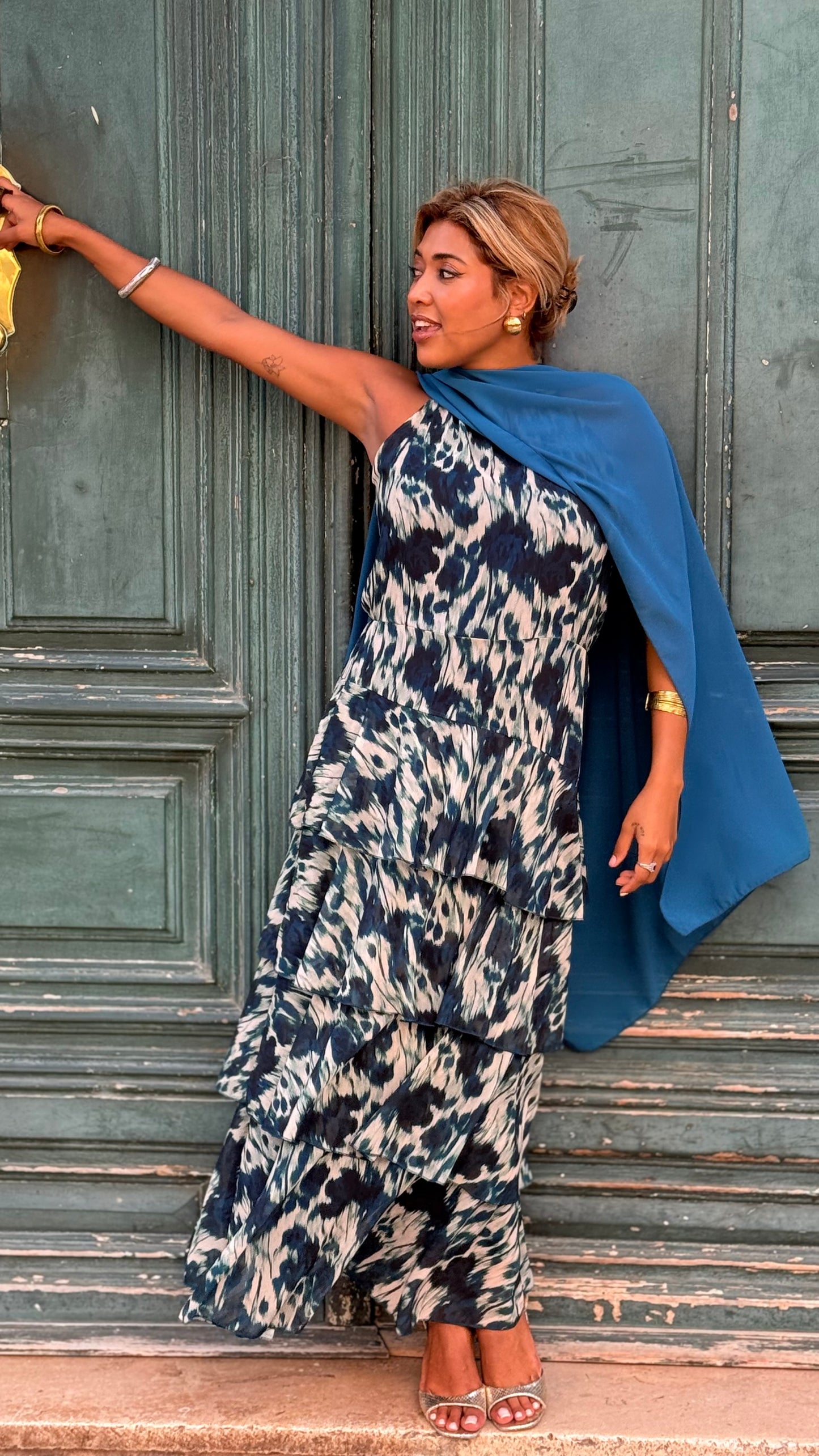 Vestido Praga azul