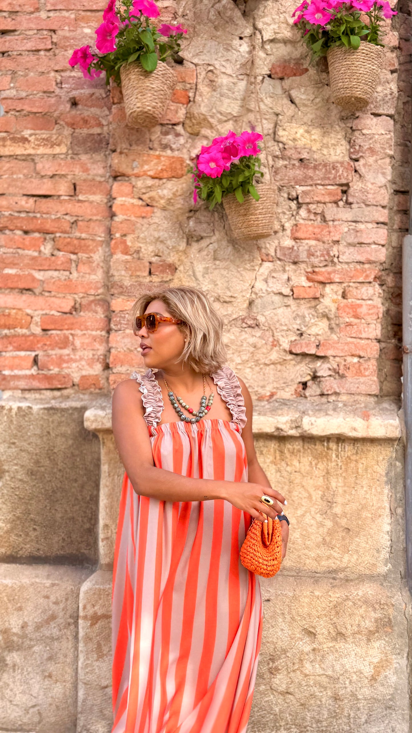 Vestido Cádiz Naranja