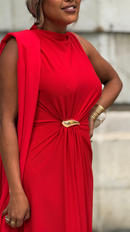 Vestido Maui rojo