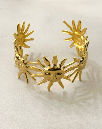 La pulsera de acero inoxidable Sun