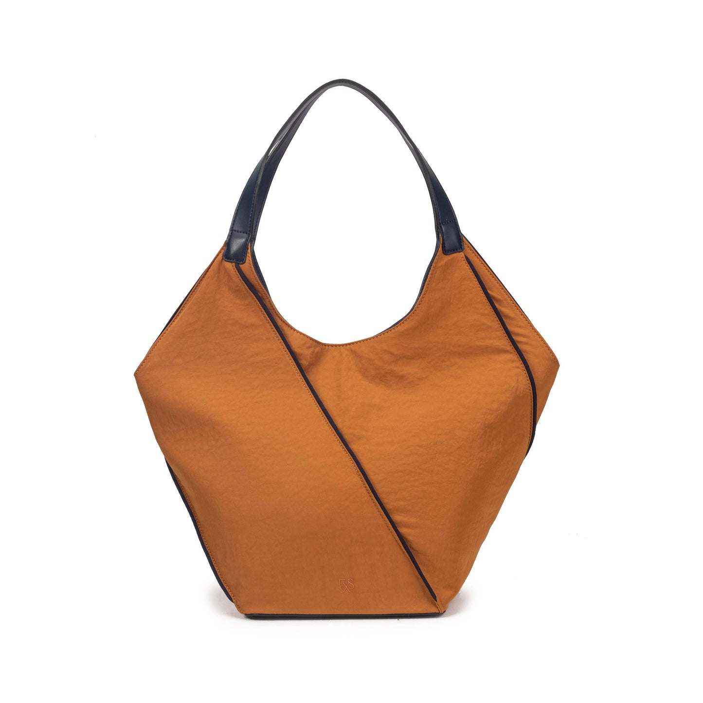 Bolso de hombro de nylon Mariel camel