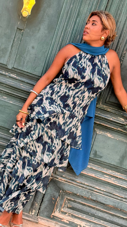 Vestido Praga azul