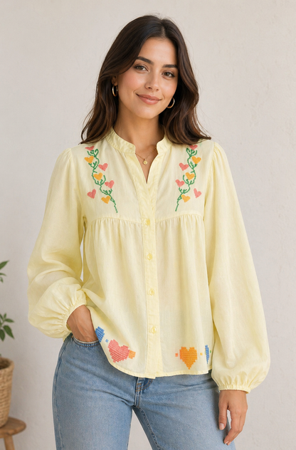 Blusa bohemia