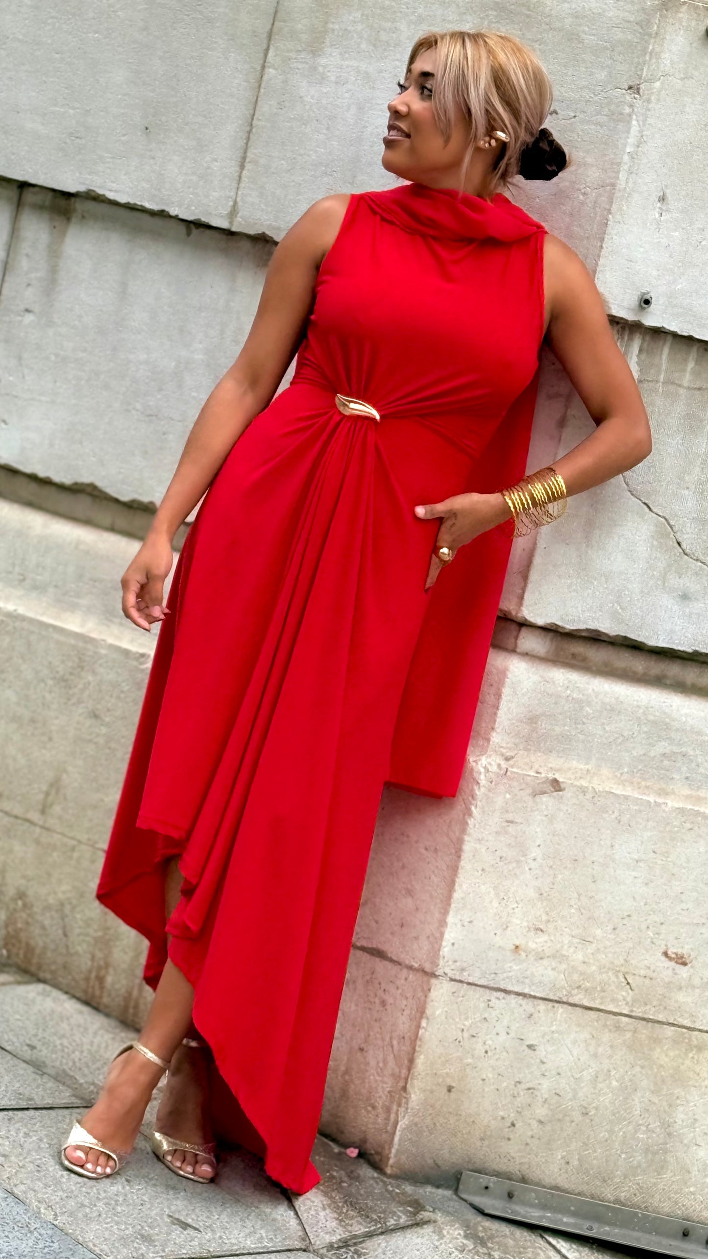 Vestido Maui rojo