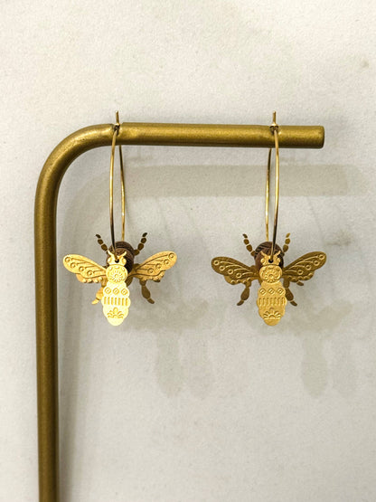 Pendientes de Aro 3D Fly