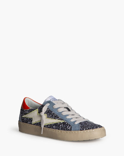 Deportiva Glitter azul