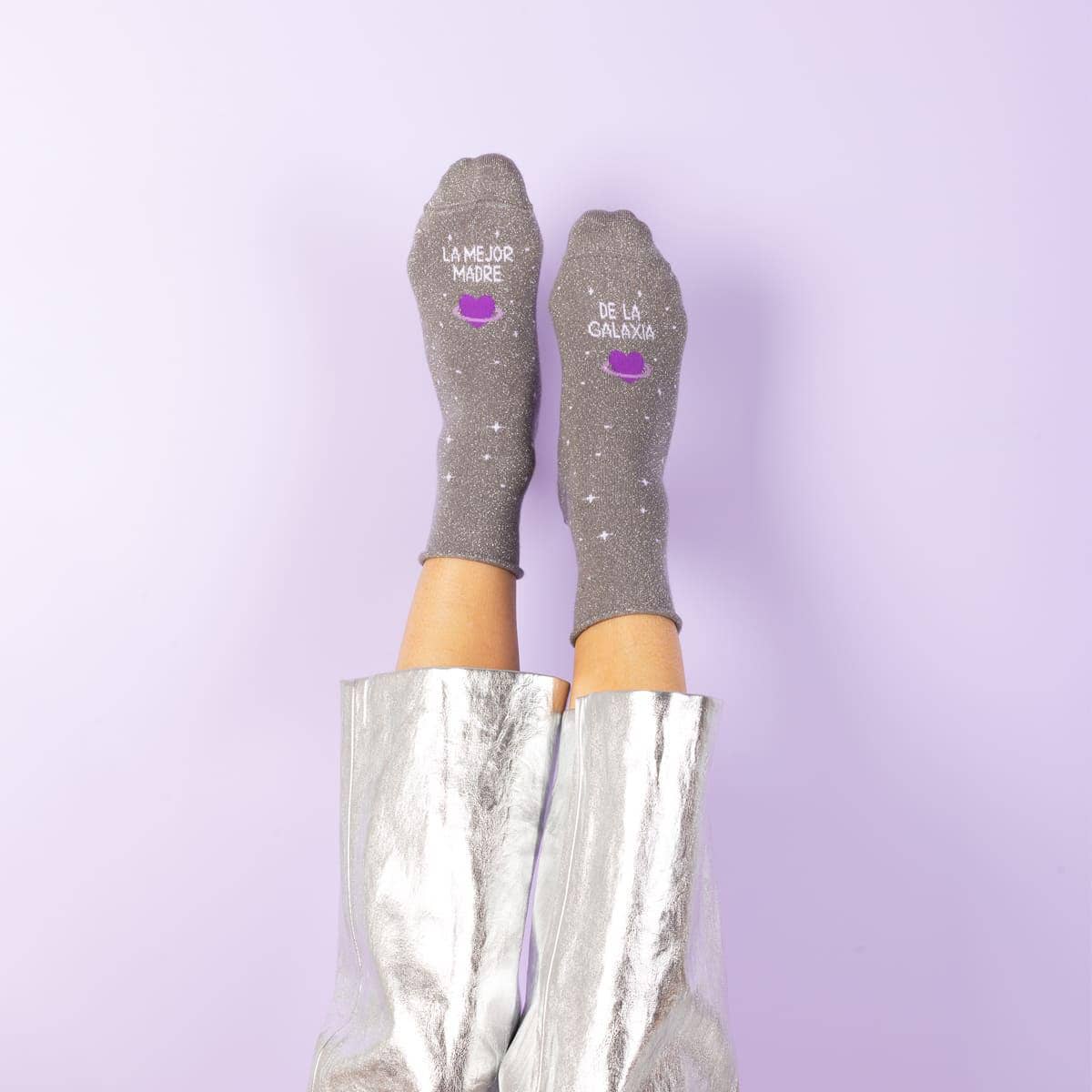 Calcetines "La mejor madre de la galaxia": 36-41