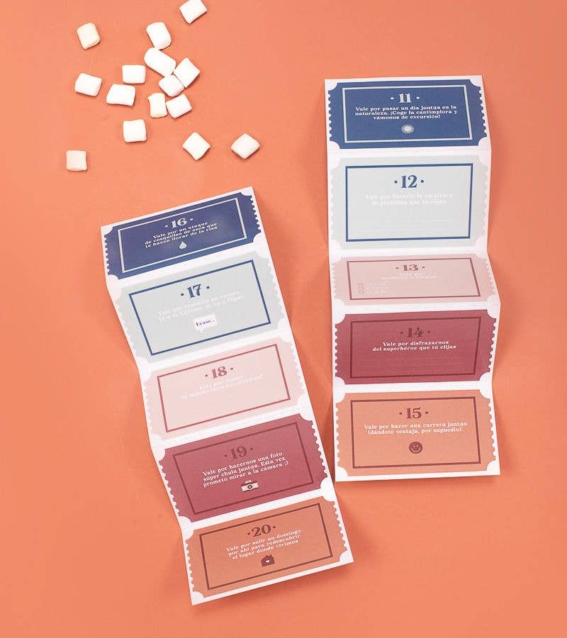 Vales "20 Planes Que Quiero Hacer Con Mi Papá"