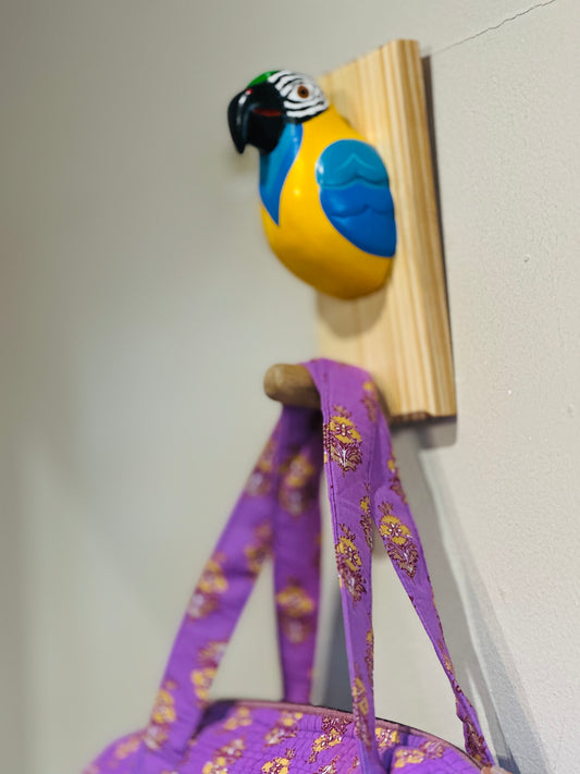 Perchero pájaros
