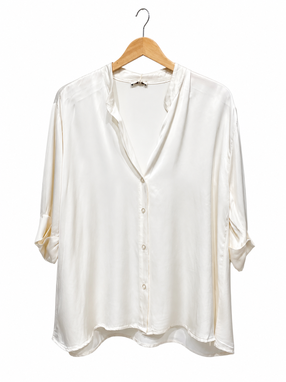 Blusa básica Satinada