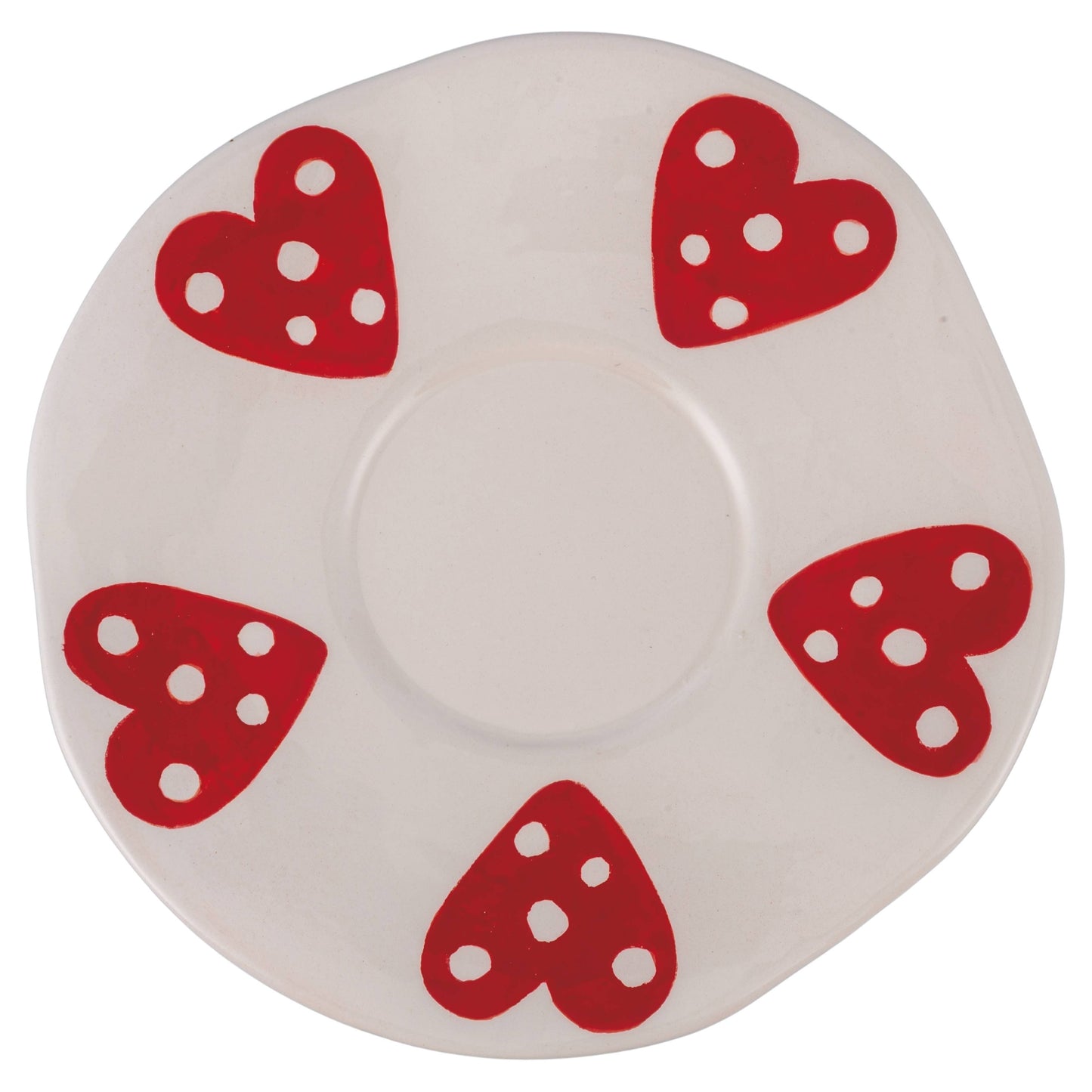 SET CORAZONES 2 TAZAS+2 PLATILLOS+CREMERA