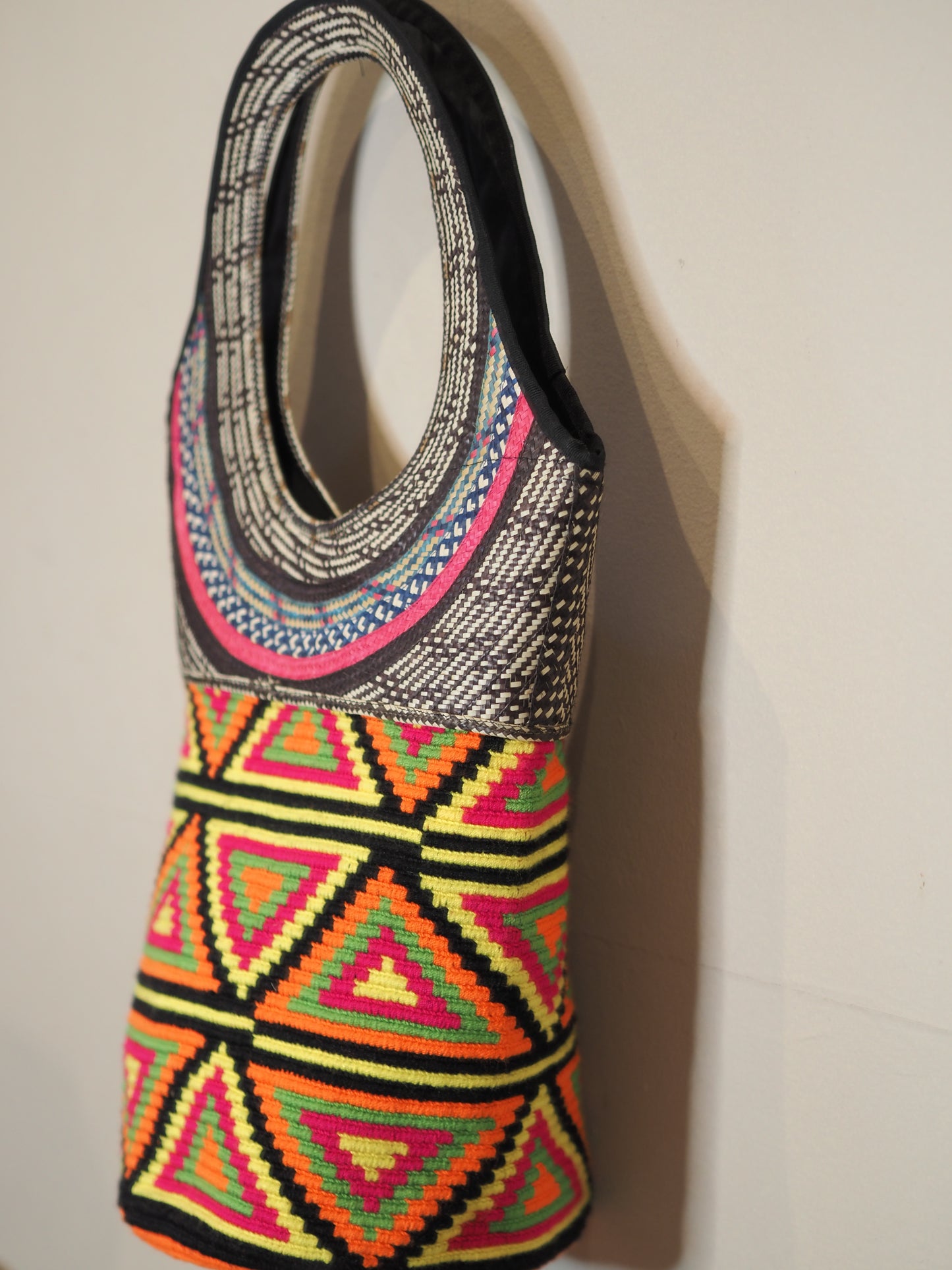 Bolso Wayuu caña flecha