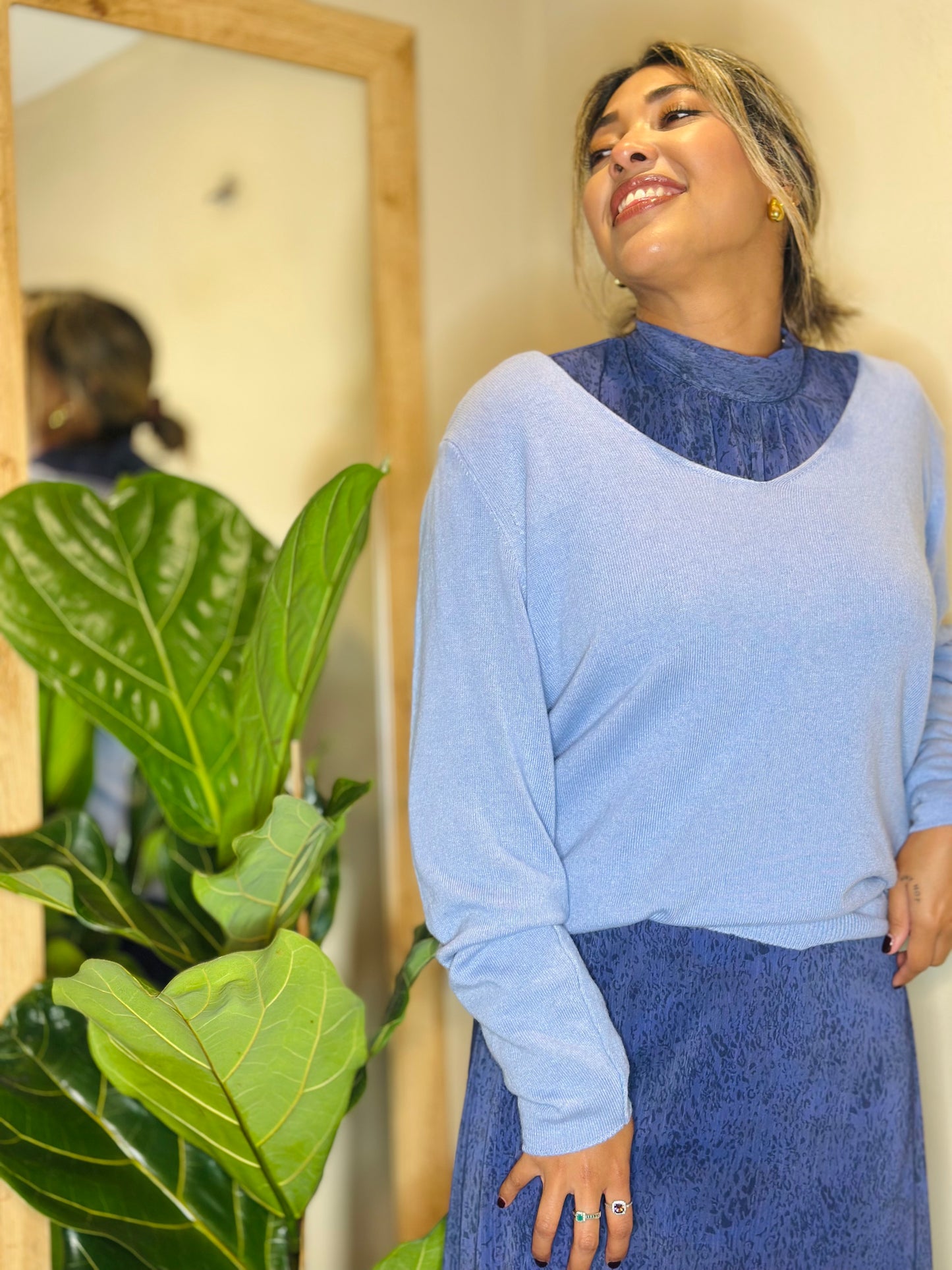 Vestido Nordés Azul