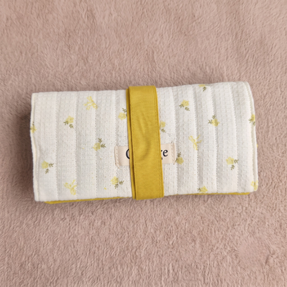 Rollo para joyas de algodón: Marguerite jaune