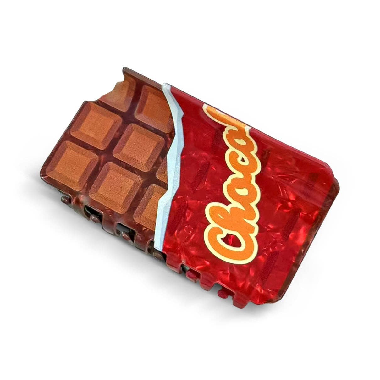 Pinza para el pelo Tableta de Chocolate