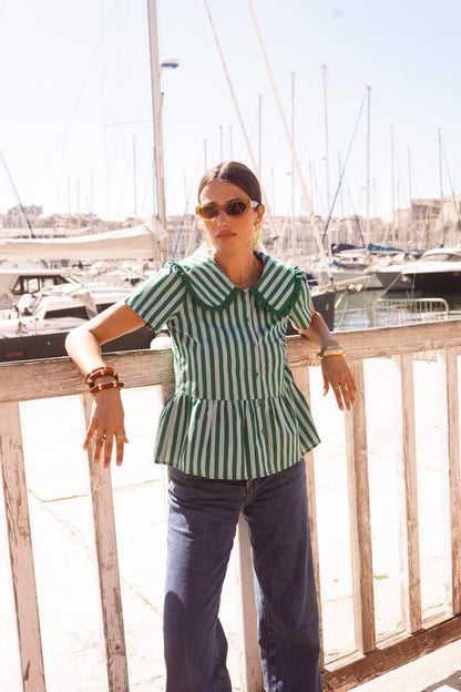 Camisa Nissia: Verde
