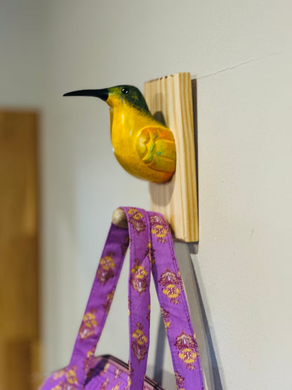 Perchero pájaros