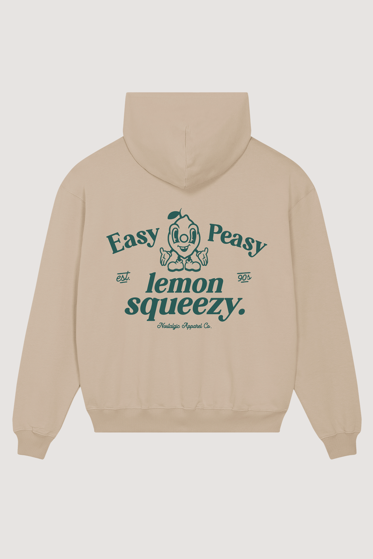 Sudadera Easy Peasy | Oversized Hoodie: Oversized unisex