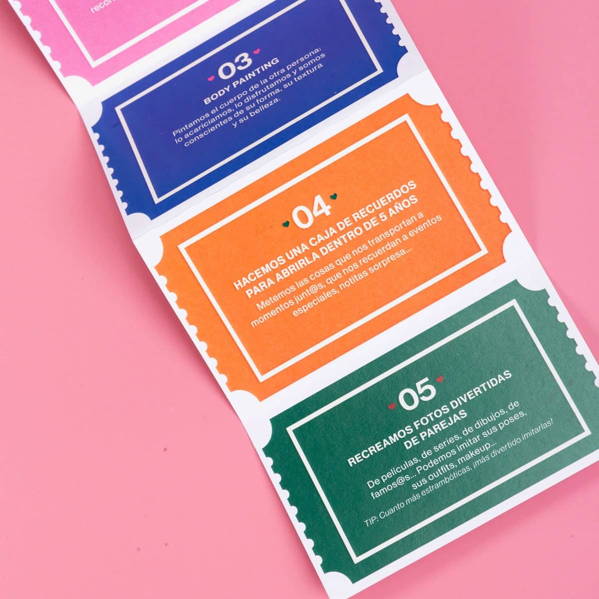 Vales "20 Planes originales para parejas"