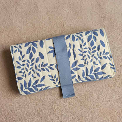 Rollo para joyas de algodón: Branche bleu