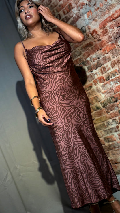 Vestido animal print