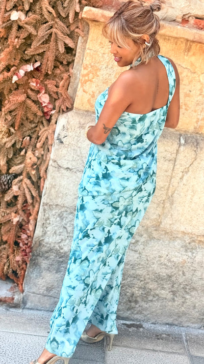 Vestido Tami turquesa