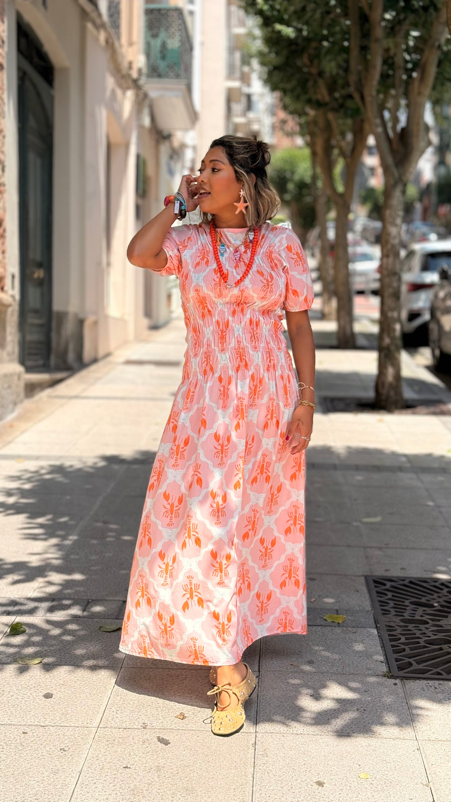 Vestido langosta