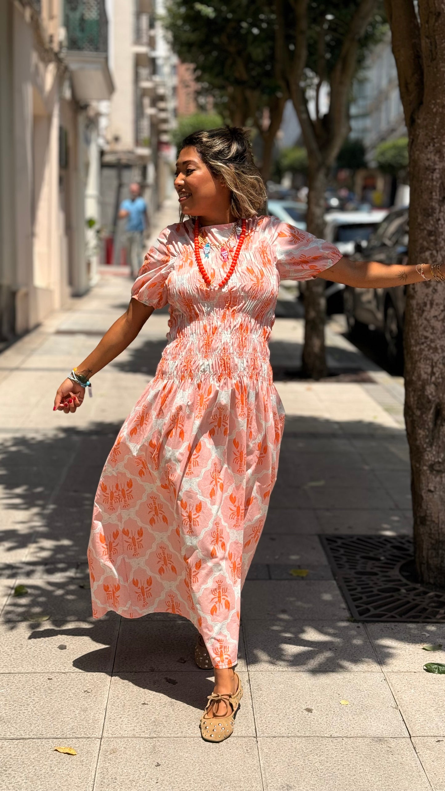 Vestido langosta