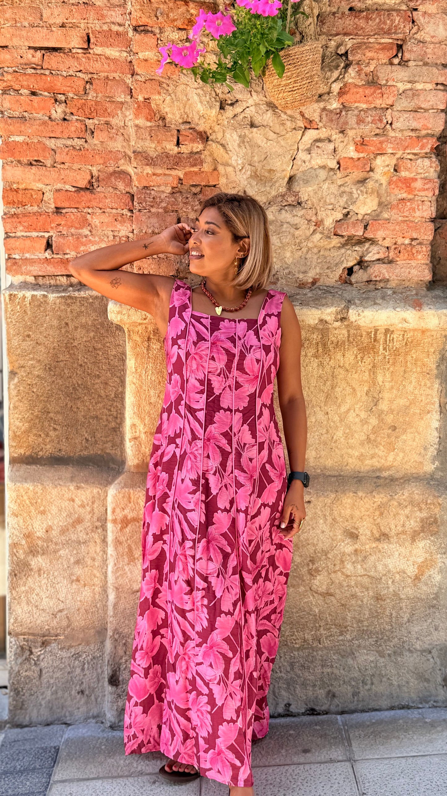 Vestido Otilia Rosa