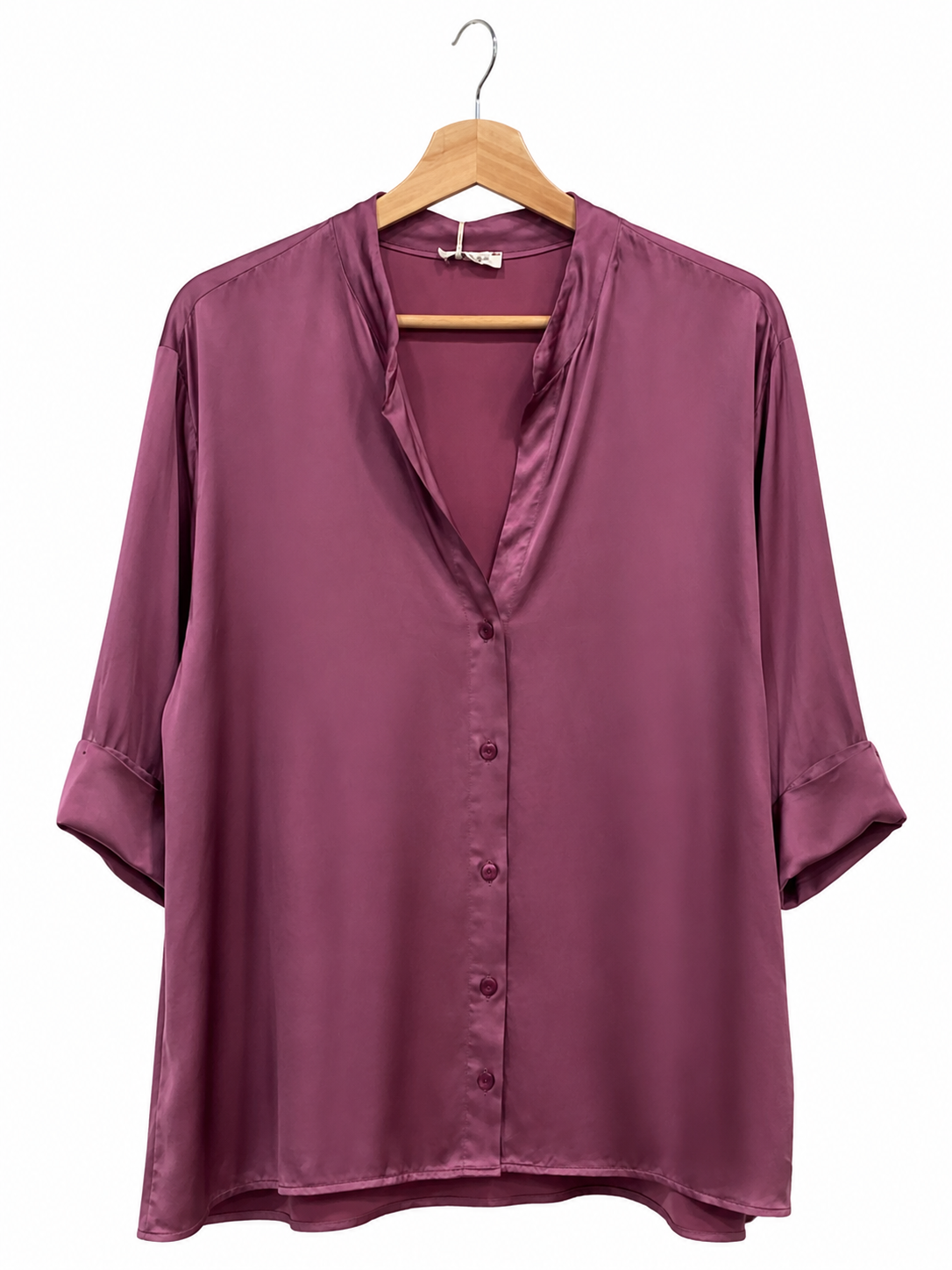 Blusa básica Satinada