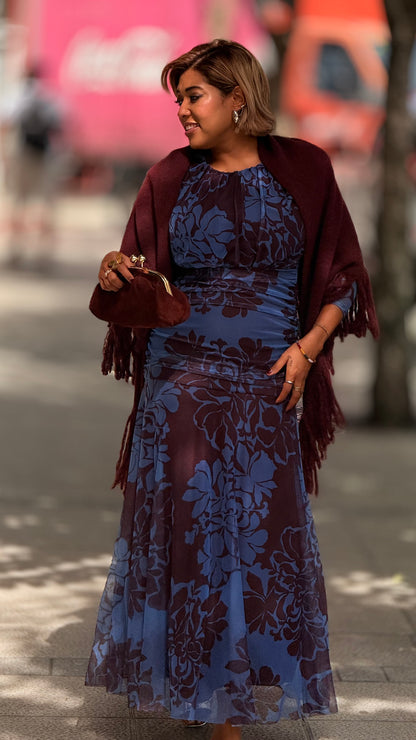 Vestido Sabela azul