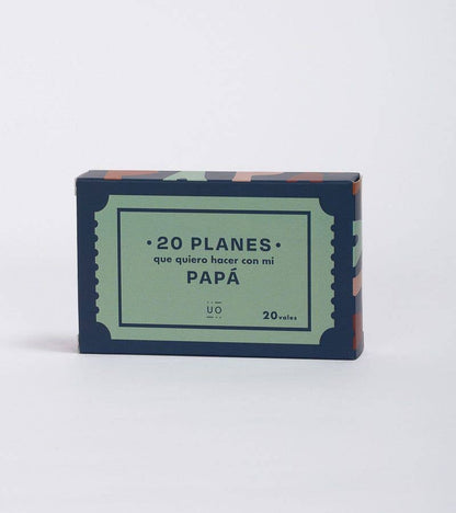 Vales "20 Planes Que Quiero Hacer Con Mi Papá"