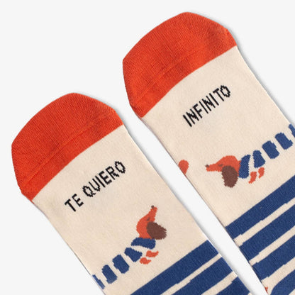 Kit Taza + Calcetines "Te quiero infinito"