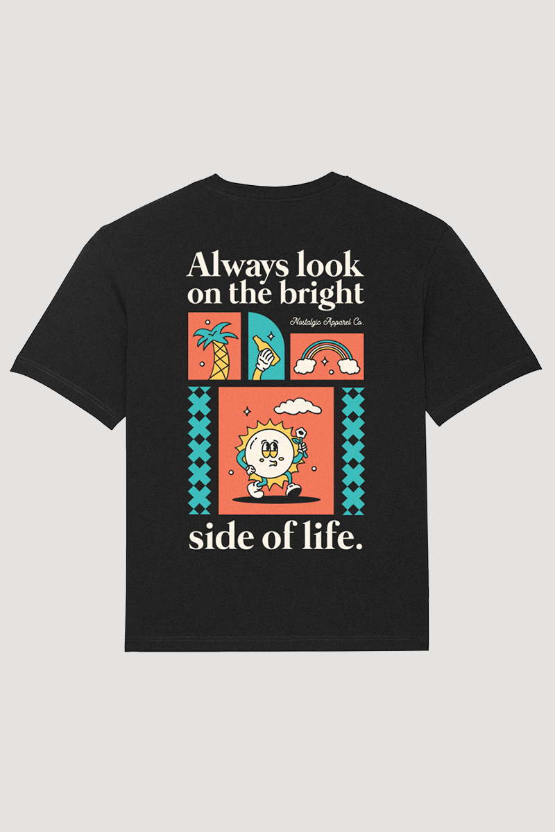 Camiseta Always look on the bright side of life - Black unisex