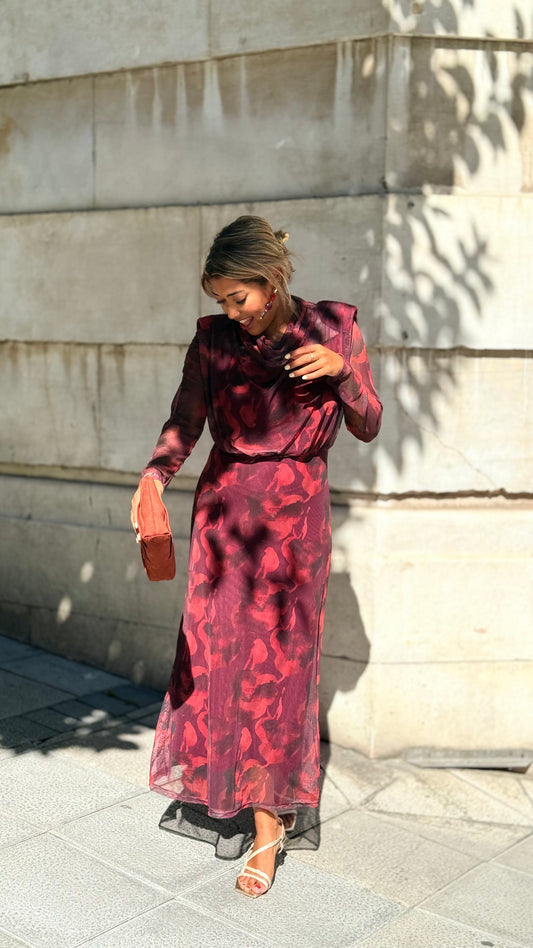 Vestido tintas